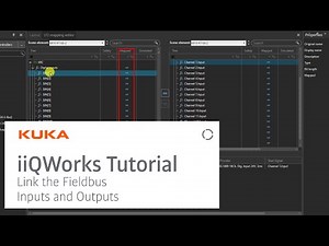KUKA iiQWorks: Link the Fieldbus Inputs and Outputs
