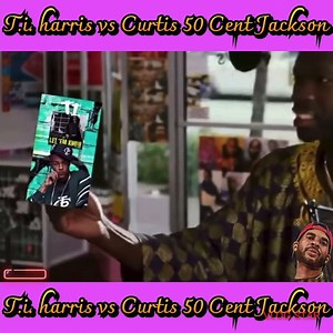 T.I. Harris vs Curtis 50Cent Jackson #tipharris #tinyharris #50cent #rapbeef #shorts #short #fyp