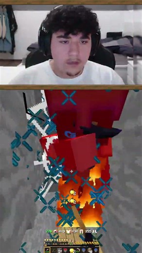 Dionyo clutcht auf halbem Herz im UHC #minecraft #uhc #pvp #deutsch #shorts