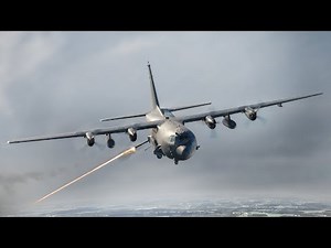 US Advanced AC-130 Gunship Fires All Its Scary Cannons on Ground Targets