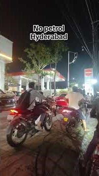 No petrol Hyderabad #petrolshortage #vlog #hydrabadpetrol