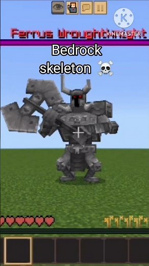 Java skeleton VS bedrock skeleton 💀