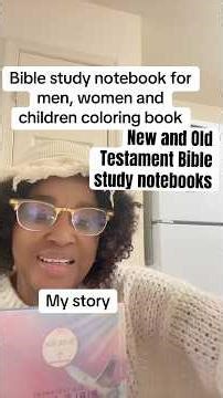 #christian:Women and men old, New Bible study notebook children coloring book #christian books
