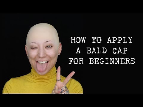 HOW TO APPLY A BALD CAP FOR BEGINNERS | Jacynda Jae