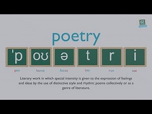 How to pronounce poetry ?