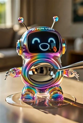 🚀🤖This Robot Melts When You Stir It🚀🤖 #asmr #satisfying #shorts