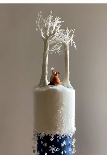 Whimsical Winter Fox Cake Design Ideas