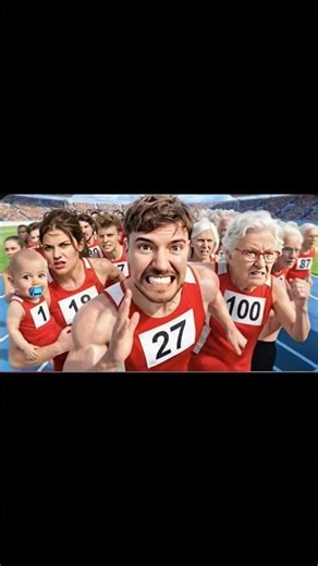 Ages 1 - 100 Race For $250,000!😯#shorts #shortsfeed