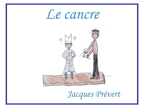 Le cancre de Jacques Prévert