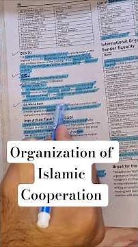 Organization of Islamic Cooperation | OIC 57 Muslim Countries United | World Affairs