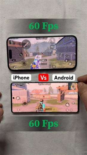 iPhone vs Android bgmi test | moto edge 50 fusion vs iPhone 15 plus 60 fps test | #bgmi