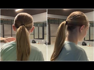Sage Competition Hair Tutorial: Low Pony