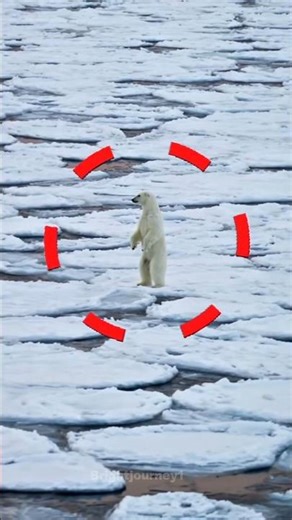 Polar Bear vs Seal: Incredible Arctic Hunting Story #reels #facts