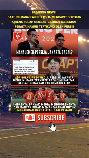 Manajemen Persija Gagal Dalam Hal Transfer? #persija #jakmania