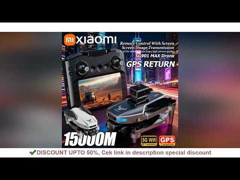 Xiaomi SG901 MAX GPS Drone Professional 8K Aerial HD Avoiding Obstacle with Larger Screen Remote Con