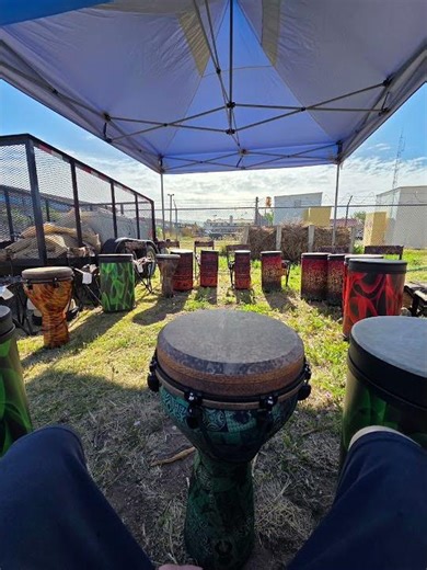 Leading 5 Drum Circles in 3 Hours | NACA Earth Day with Drum Unity