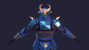 Samurai - 3D model by mrudkovsky