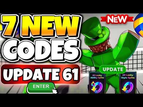 *7 NEW* ALL WORKING UPDATE 61 CODES FOR VOLLEYBALL LEGENDS ROBLOX IN MARCH 2026 | ROBLOX VBL CODES