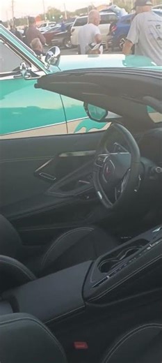 check out this white classic convertible Corvette#shortvideos