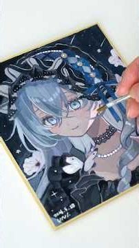 【イラストメイキング】逆光を描く時は思い切って暗い色を乗せてみよう！#イラストメイキング #アクリルガッシュ