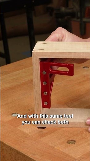 Woodpeckers 3D Multi-Marking Square makes a stand-up assistant in your shop. Learn more 👉