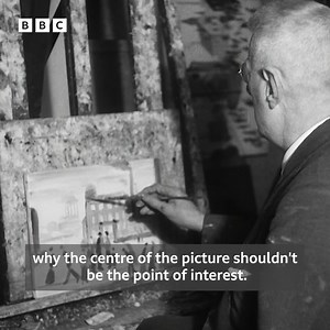 136K views · 1.6K reactions | "The buildings always come before the figures." #OnThisDay in 1957, this documentary on L.S. Lowry was broadcast. The famous Lancashire artist let the BBC cameras into his studio as he painted and discussed his method and technique. | BBC Archive | Facebook