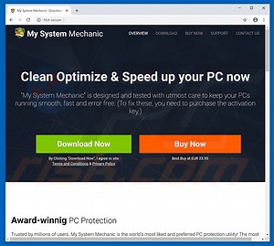 My Sys Mechanic Unwanted Application