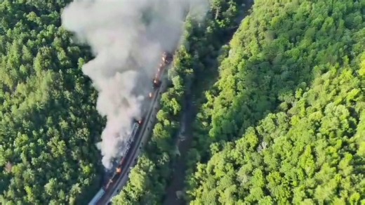 Morgan County officials speak after train containing ethanol derailed, caught fire on Thursday