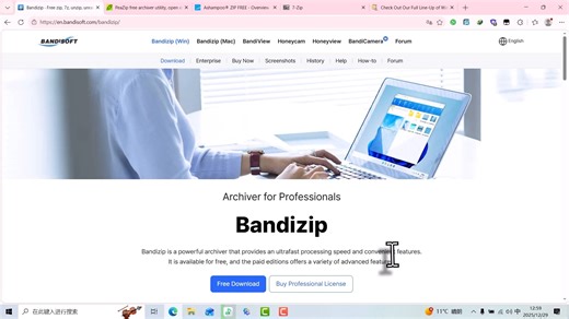 2025最值得推荐的解压软件 WinRAR 7Zip BandiZip PeaZip WinZip,远离 360压缩 快压 2345好压等流氓软件！