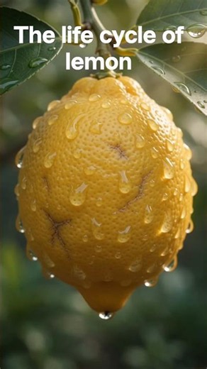 The Complete Life Cycle of a Lemon 🍋 | Seed to Fruit #Shorts #foodgrown