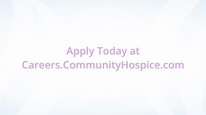 Join our team at Community Hospice & Palliative Care! We're the only not-for-profit, legacy, community-based hospice dedicated to providing compassionate care to our community. Make a meaningful impact with us! Apply now at Careers.CommunityHospice.com or call 352.204.9872 #WeAreCommunity #ThePeopleWhoCare #HospiceCare #Careers #PalliativeCare | Community Hospice & Palliative Care
