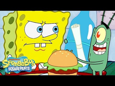 35 Minutes in the Krusty Krab w/ Plankton 🦠🍔 | SpongeBob