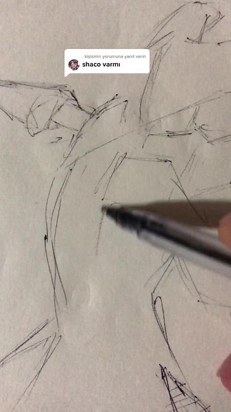 @. adlı kullanıcıya cevap veriliyor Shaco 🎉#leagueoflegends #sketch #fyp #art #keşfet #sketchbook #artistsoftiktok