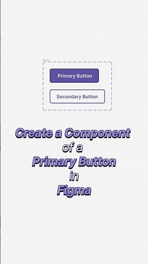 Create component of a primary button in figma...@figma #figma #components #designtool #designer #