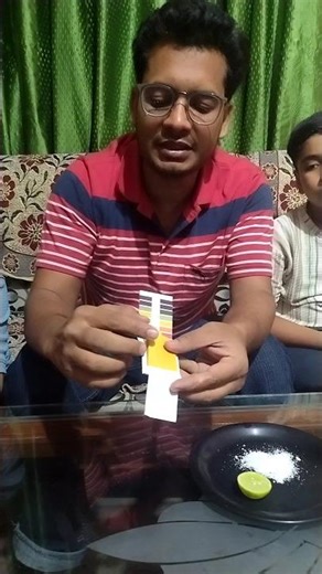 chek the ph of lemon juice| is lemon acidic| doses lemon. change the colour of litmus #chemistry