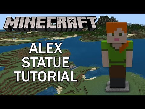 Minecraft: How to build an Alex Statue