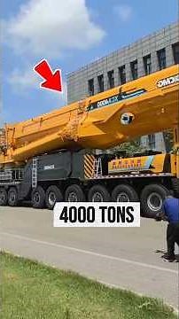 XCMG XCA4000: The 4,000-Ton Crane Built for Giant Wind Turbines