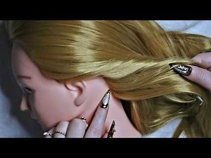 ASMR Tracing & Brushing Your Hair, Scalp Scratching for Deep Sleep