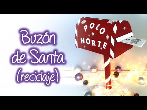 Santa Mailbox Using Recycled Cardboard