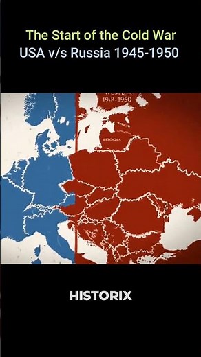 The Start of the Cold War #USA v/s #Russia 1945-1950