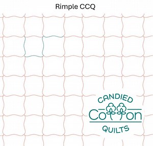 Rimple - Digital Longarm Quilting Design for Edge to Edge Pantograph - Etsy Canada
