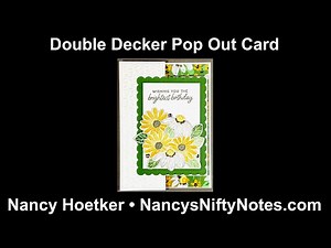 Double Decker Pop Out Card