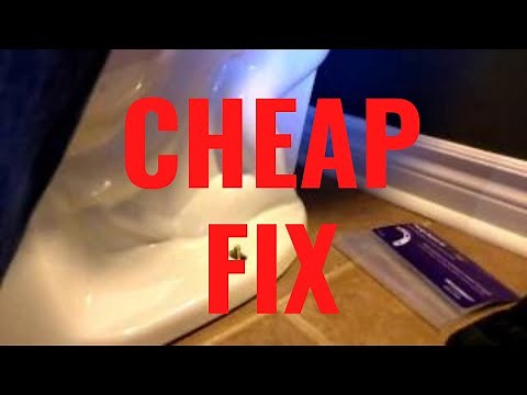 Easy fix toilet rocking or leaking yourself if closet flange bolts are broken