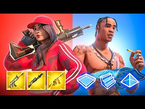 Je TIRE et WaZz CONSTRUIT sur FORTNITE ! 😲 (c'est impossible)