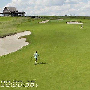 Fastest Golfer to finish the hole, WINS! #golf #goodgood #golflife | Good Good