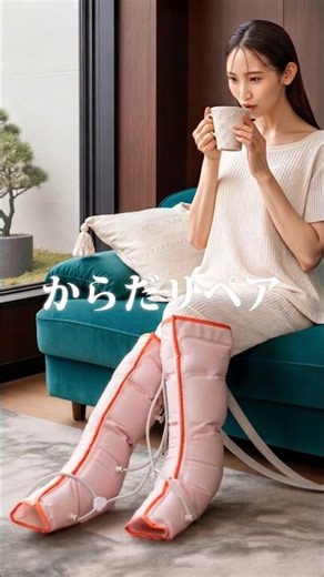足のむくみ即解消！寝ながら使えるフットマッサージャーが凄すぎた #shorts