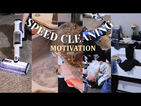 Speed Clean with me 2026| kids room,New washer, laundry, house reset, Let’s get it done