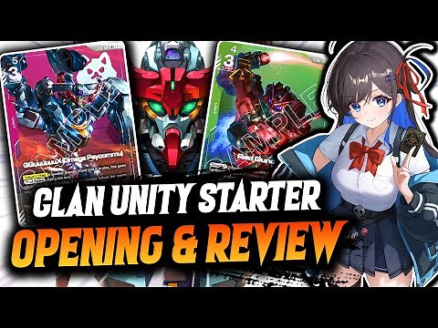 The BEST Gundam Card Game Starter Deck? Clan Unity ST06 Opening and Review