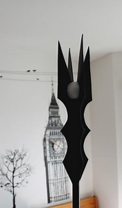 Leuchtender Sauron-Stab, Herr der Ringe Cosplay-Requisite, LED-Fantasy-Stab für Kostüme & Sammler, handgemachte LOTR-Replik - Etsy.de