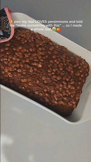 Healthy Persimmon Oat Bread 🍊✨ | Easy No-Sugar Loaf #shorts